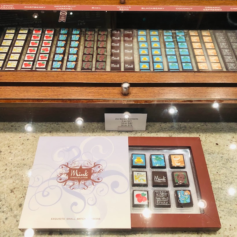 Mink Chocolatesのチョコレート